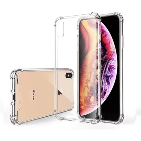 COQUE EN SILICONE TRANSPARENTE POUR IPHONE XS MAX 6,5' (1/5)