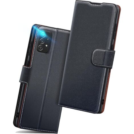 ÉTUI À RABAT POUR SAMSUNG GALAXY A52/A52S 4G/5G NOIR (1/5)