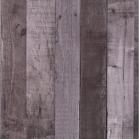 PLACAGE DE MEUBLES EN BOIS MARRON FILM VINYLE POUR MEUBLES 44X300cm (1/5)