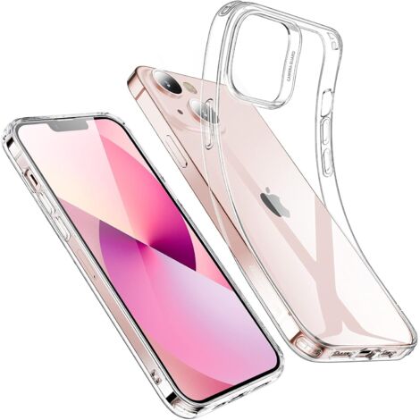 Coque en silicone ESR pour iPhone 13 (6,1"), transparente et renforcée, A2482 (1/5)