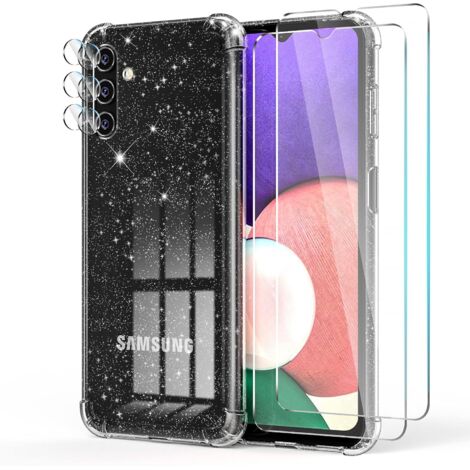 COQUE EN SILICONE TRANSPARENTE POUR SAMSUNG GALAXY A13 5G + 2 VERRES TREMPÉS (1/5)