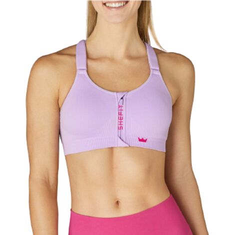 SOUTIEN-GORGE DE SPORT SHEFIT VIOLET MAINTIEN FAIBLE XL (1/5)