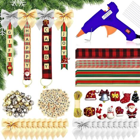 ENSEMBLE DE DÉCORATIONS DE SAPIN DE NOËL EN BOIS À ASSEMBLER SOI-MÊME (1/5)