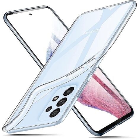 COQUE POUR SAMSUNG GALAXY S21 FE 5G TRANSPARENTE INCOLORE ARRIÈRE FLEXIBLE (1/5)