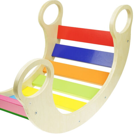 Poutre D'équilibre En Bois Pour Enfants – Montessori, Double Face, 6 Pièces Avec Connecteurs – Dès 3 Ans