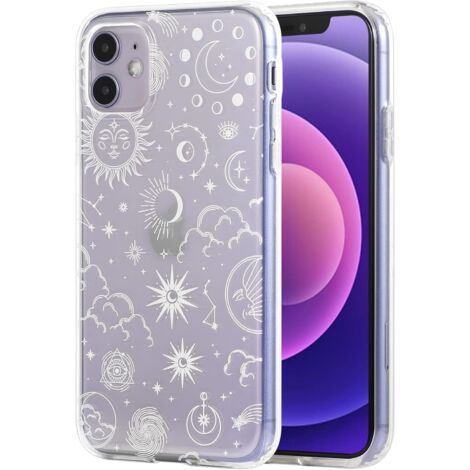 COQUE POUR APPLE IPHONE 11 6.1" EN SILICONE SOLIDE AVEC DOS TRANSPARENT CIEL (1/3)