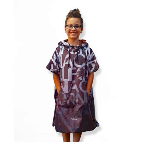 Poncho pour camping, piscine, plage, pour ados, enfants, serviette de voyage (1/5)