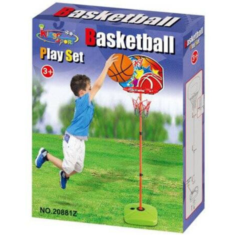 Ensemble de basket-ball - panier + ballon 118 cm (1/2)