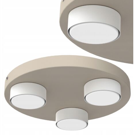 PLAFONNIER LED LOFT PLAFON GX53 CACHEMIRE POLONAIS LAMPE DÉCORATIVE 3 ampoules (1/5)