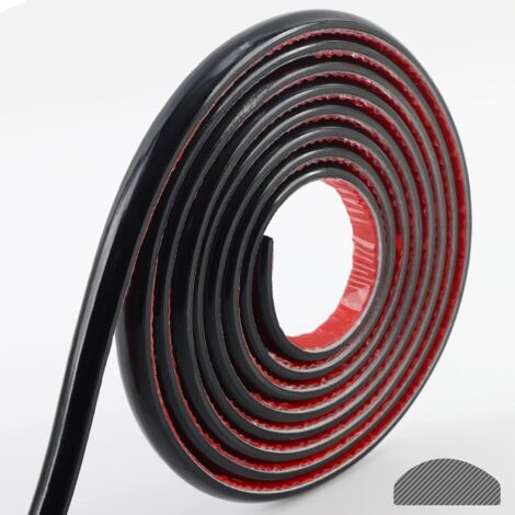 BANDE MURALE FLEXIBLE NOIRE POUR FINITION DE BORD 5 m x 1,3 cm (1/5)