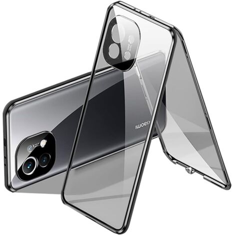 COQUE DE PROTECTION POUR XIAOMI MI 11 NOIR CADRE BUMPER MAGNÉTIQUE HOLD (1/5)