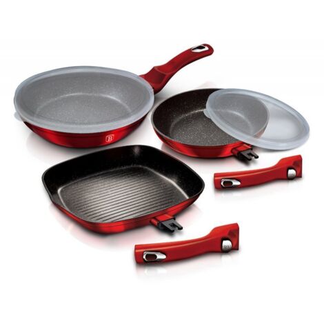 LOT DE 3 POÊLES EN GRANIT BERLINGERHAUS BH-6796 (1/5)