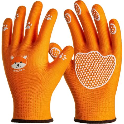 GANTS DE JARDINAGE POUR ENFANTS ORANGE M