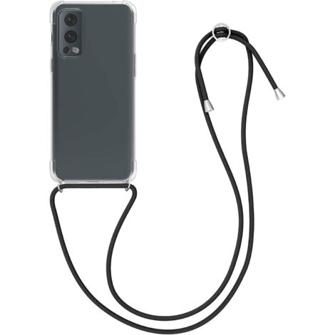 COQUE POUR ONEPLUS NORD 2 TRANSPARENTE INCOLORE + LANYARD PROTECTION DURABLE (1/5)