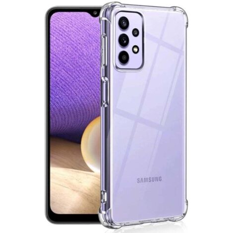 COQUE POUR SAMSUNG GALAXY A72 5G TRANSPARENTE 2X VERRE TREMPÉ APPAREIL PHOTO (1/3)