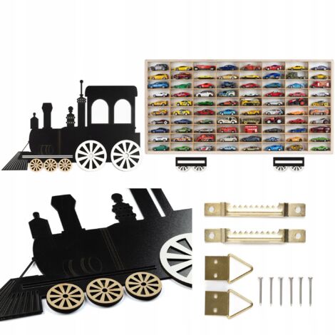 Generisch Étagère En Bois Pour Voitures Jouets 92 Compartiments Pour