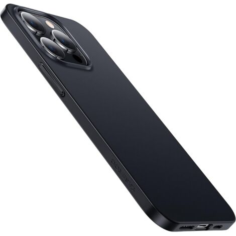 COQUE POUR APPLE IPHONE 14 PRO NOIR SOLIDE + 2x VERRE TREMPÉ A2890 A2650 (1/5)