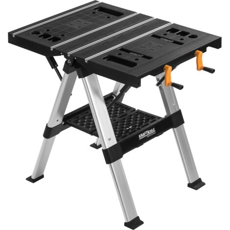 Table de travail pliante et table de serrage, capacité de charge 350 kg, dimensions 84 x 81 x 63 cm, KD11870 (1/5)