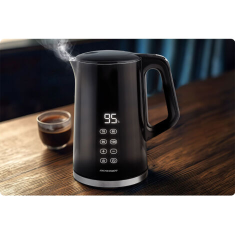 Bouilloire Électrique Berdsen Bd-705 1,7 L Noire Et Cuivre à Prix