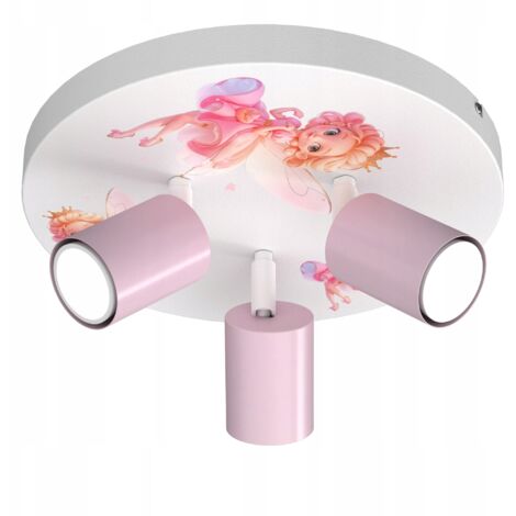 LAMPE DE PLAFOND POUR ENFANT FILLE PRINCESSE LAMPE POLONAISE À LED (1/3)