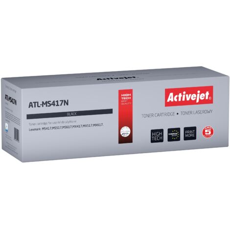Toner Activejet Lexmark 51B2H00 neuf pour éviter les pannes laser
