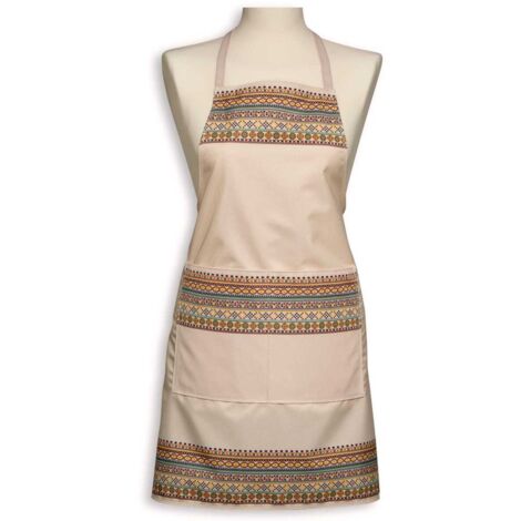 Tablier de cuisine beige folk Krzczonów (1/5)