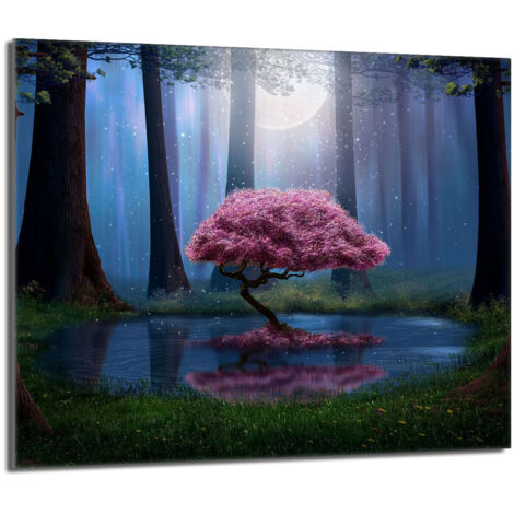 Protection de plaque de cuisson en verre 60x52 Arbre