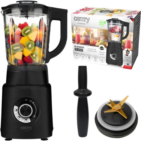 Succo Glass 1000 - Mixeur Blender 1300W, Pichet En Verre De 1,5L, Broie