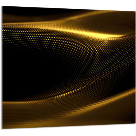 PANNEAU DE VERRE POUR CUISINE 65x60 Or (1/5)