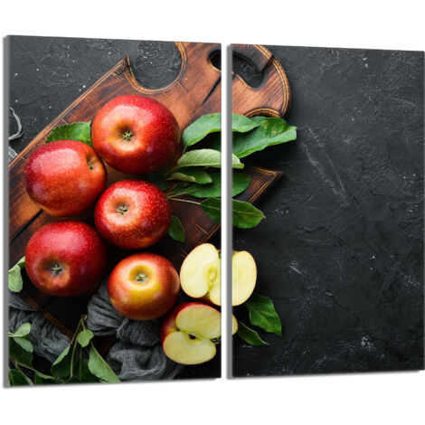 Plaque de protection en verre pour poêle 2x30x52 Apple (1/5)