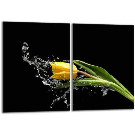 Tulup Panneaux De Cuisine Sur Verre - 100x70 - Pommes Sur La Table