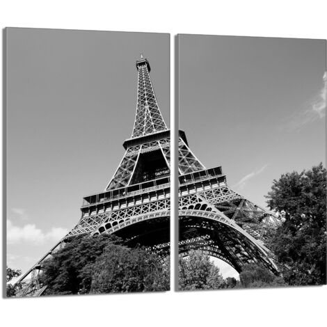 Plaque de protection en verre pour poêle 2x30x52 Paris (1/5)