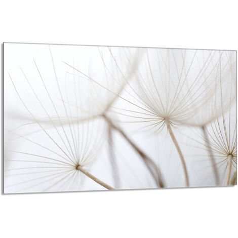 Plaque de protection de poêle en verre 80x52 Fleur (1/5)