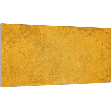 Plaque de protection en verre pour poêle 90x52 Or