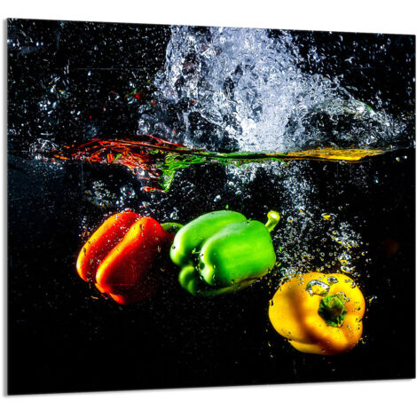 PANNEAU DE VERRE POUR CUISINE 65x60 Paprika (1/5)