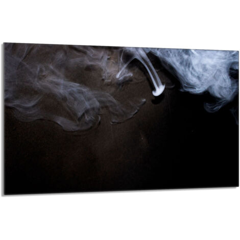 Plaque de protection en verre pour poêle 80x52 Fumée (1/5)