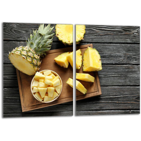 Protection de plaque de cuisson en verre 2x40x52 Ananas (1/5)
