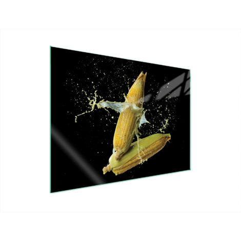 PLAQUE DE PROTECTION EN VERRE POUR POÊLE 70x52 CORN (1/5)