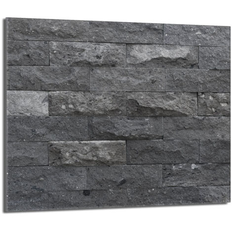 Plaque de protection en verre pour poêle 60x52 Brick