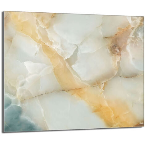 Protection de plaque de cuisson en verre 60x52 Marbre (1/5)