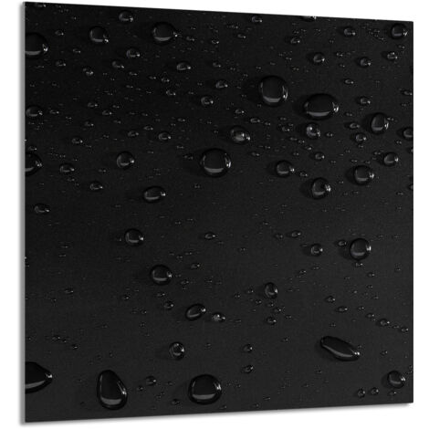 PANNEAU DE VERRE POUR CUISINE 60x65 Gouttes (1/5)