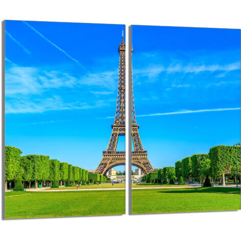 Plaque de protection en verre pour poêle 2x30x52 Paris (1/5)