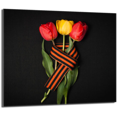 Protection de plaque de cuisson en verre 60x52 Roses (1/5)