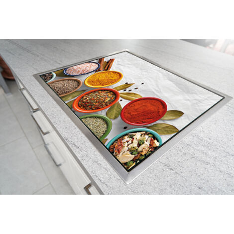 Planche à découper en verre 30 x 52 cm Café Planche à découper en verre 30 x 52 cm Café