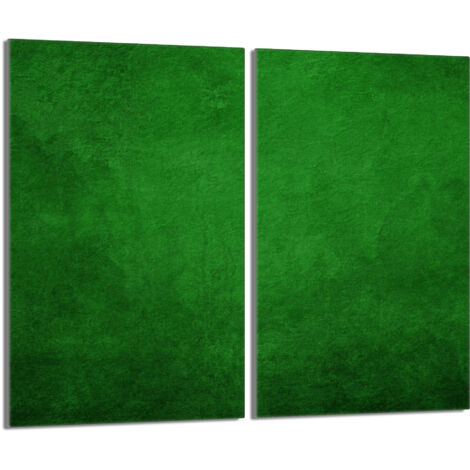 Plaque de protection en verre pour poêle 2x30x52 Vert (1/5)