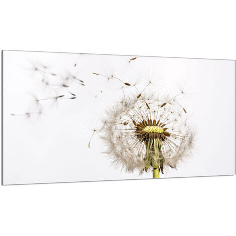 Plaque de protection de poêle en verre 90x52 Fleur (1/5)
