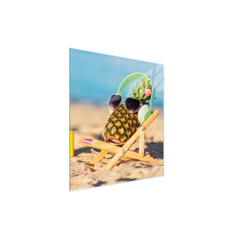 PLANCHE À DÉCOUPER EN VERRE 45x52 ANANAS (1/5)