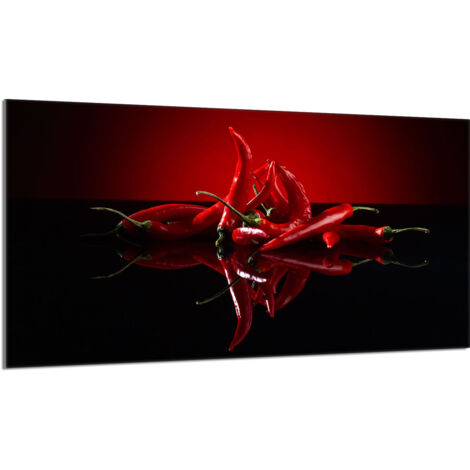 Protection de plaque de cuisson en verre 90x52 Chilli (1/5)