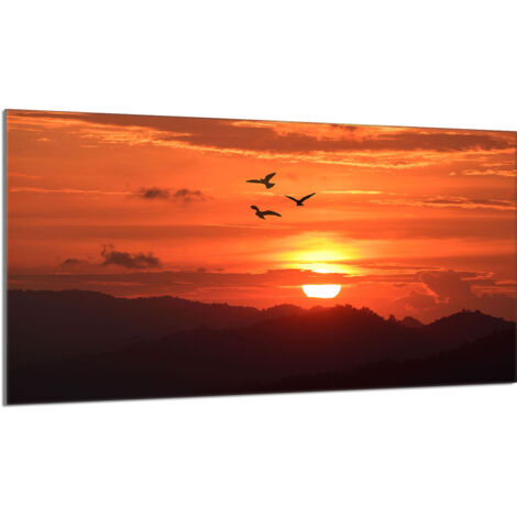 Plaque de protection en verre pour poêle 90x52 Sun (1/5)