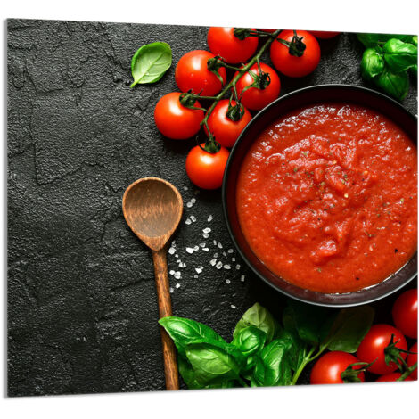 PANNEAU DE VERRE POUR CUISINE 65x60 Food (1/5)